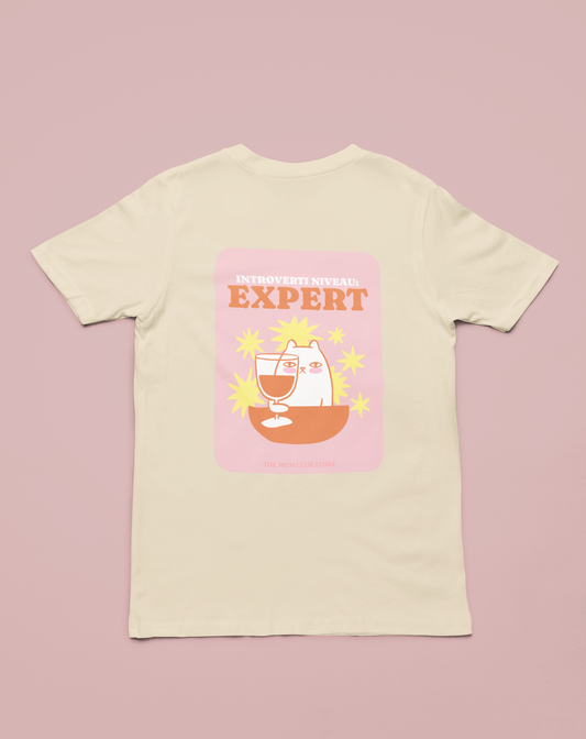 T-shirt à imprimé -introverti niveau: EXPERT- pour adulte