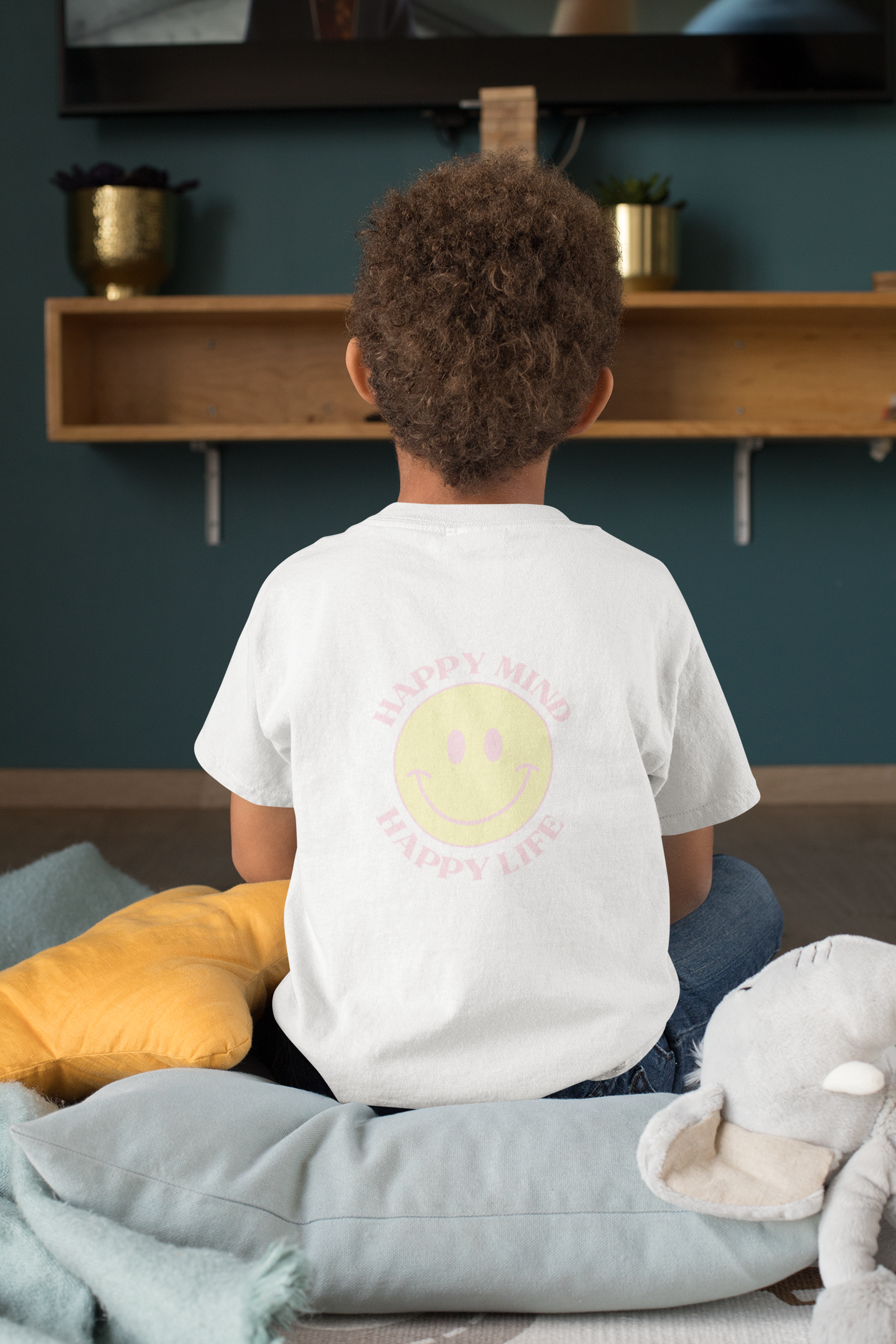 Vintage t-shirt HAPPY MIND  - enfant