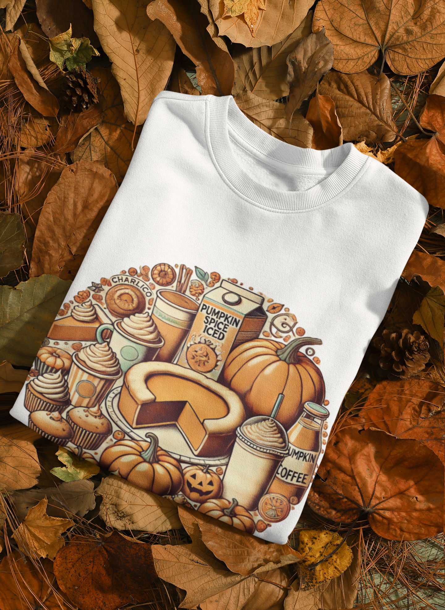 Crewneck sweatshirt to print -PUMPKINS AND CO- unisex for adults