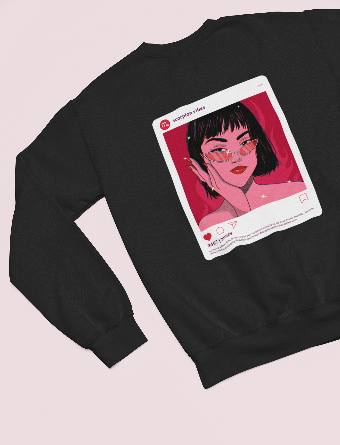 Crewneck sweatshirt -SCORPION- for adults