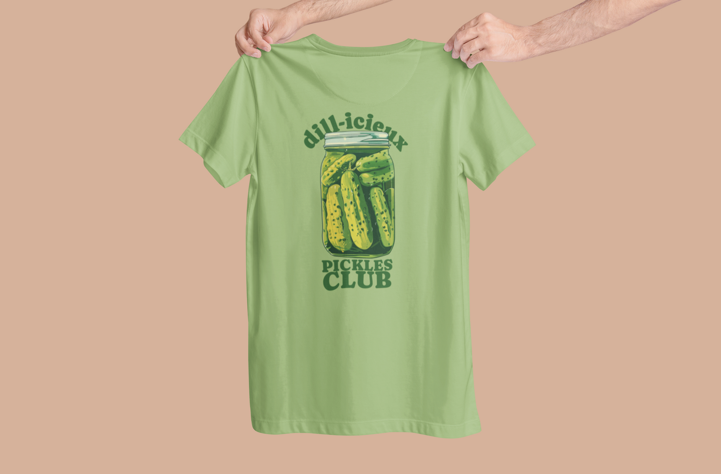 T-shirt à imprimer -DILL-ICIEUX PICKLES CLUB- pour adulte