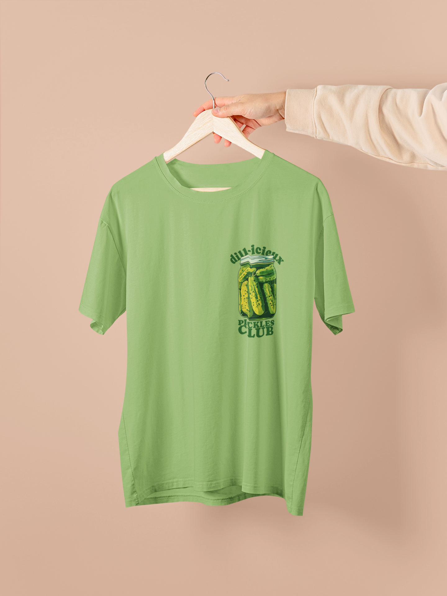 Printable t-shirt -DILL-ICIEUX PICKLES CLUB- for adults