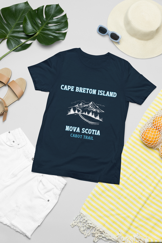 CAPE BRETON unisex print short-sleeved t-shirt for adults